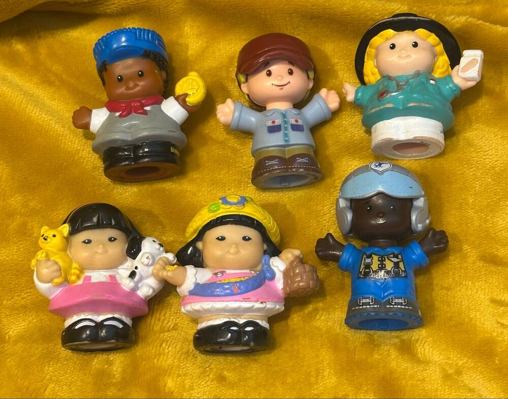 Fisher-Price Little People lot of 6 kids toddler toys playtime pretend learn